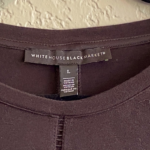 WHMB peplum top, in Black, size L - Picture 3 of 6